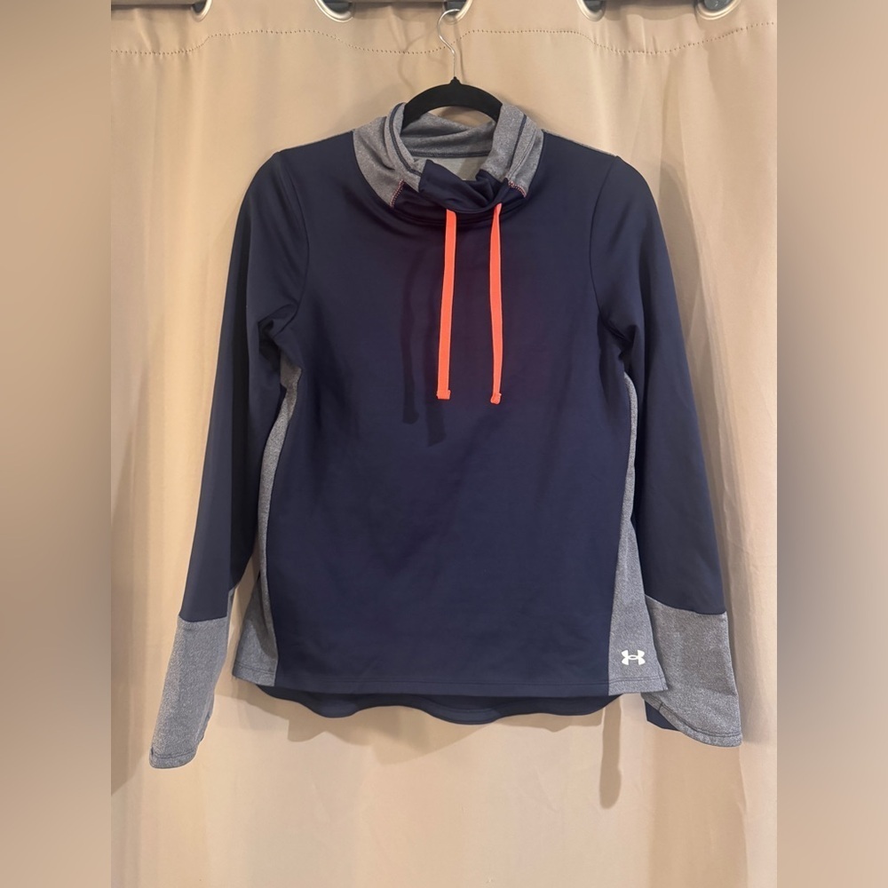 Under Armour ColdGear Hoodie in Navy and Gray